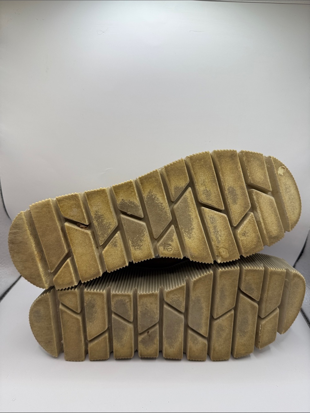 Carlo Pera Italy Taupe Platform Mule Clogs Leather Braided Trim Slip On EU 40 - Picture 7 of 11